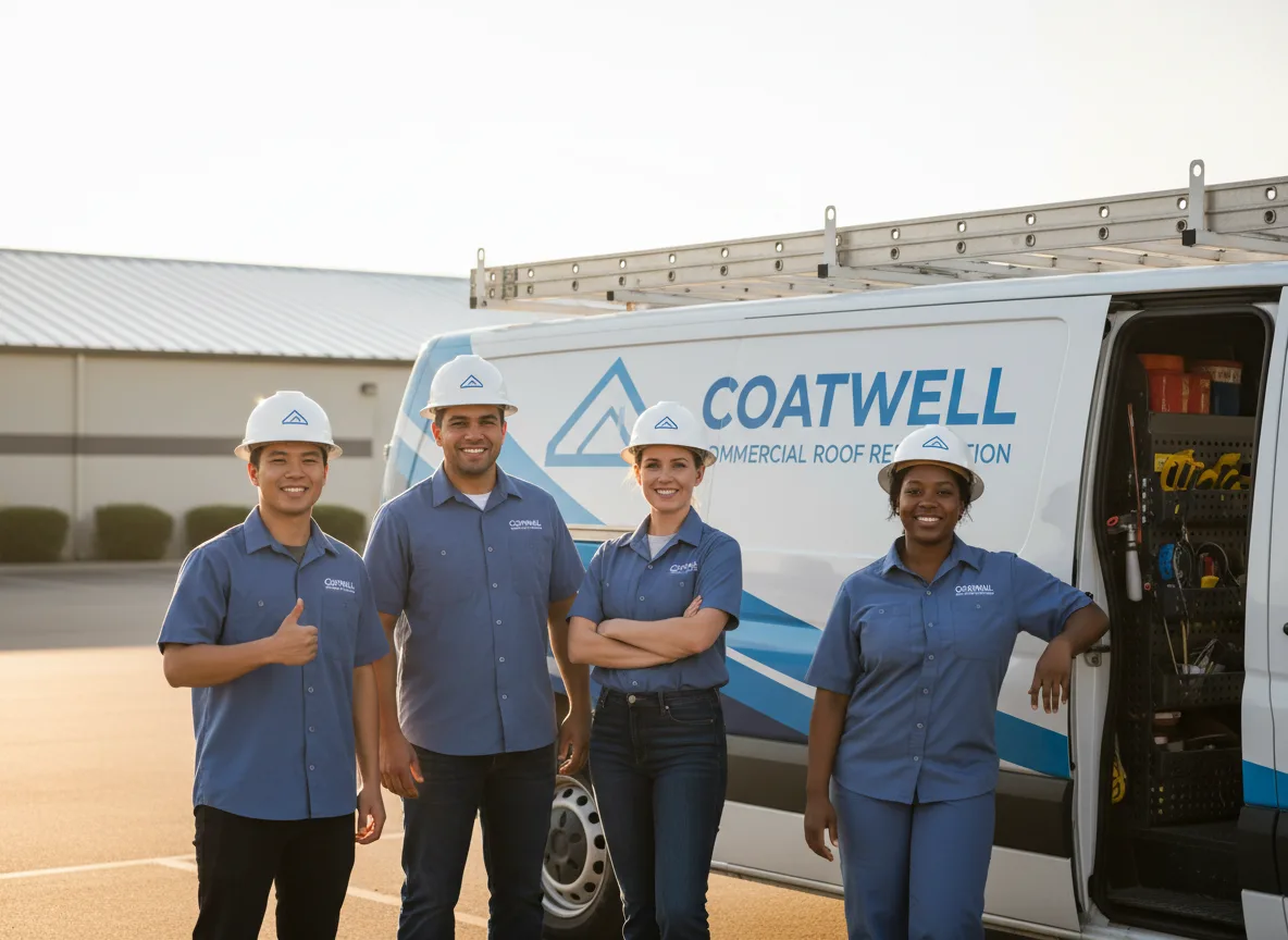 Commercial roof coating company in Rixford, PA